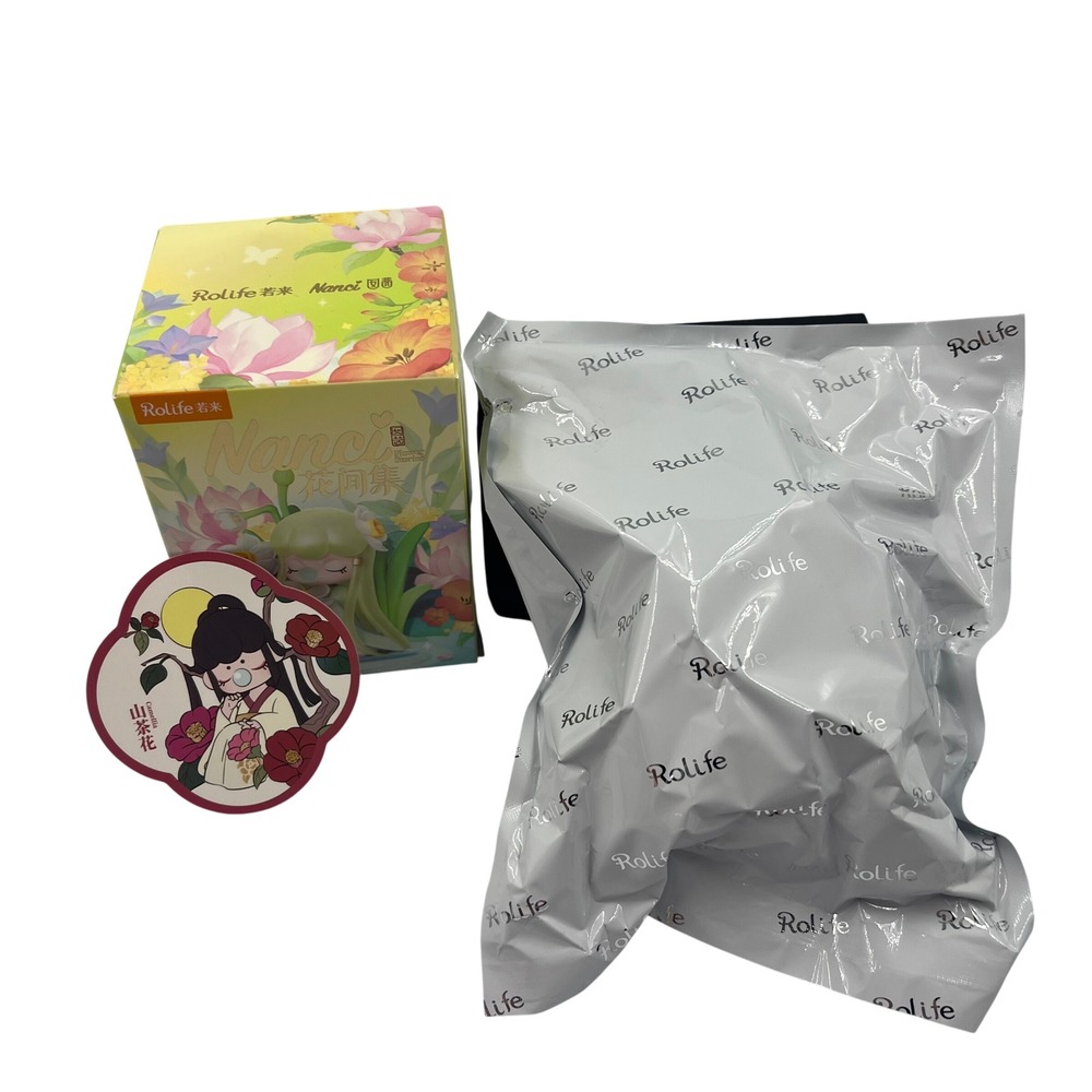 Rolife Nanci Flower Stories Camellia Confirmed Figure Blind Box Sealed Bag Card